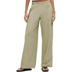 Широкие брюки Swift Mid Rise Casual для женщин Lululemon, зеленый