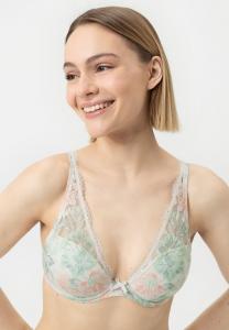 Бюстгальтер mey Triangle bra, Oatmilk/White