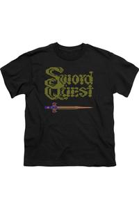 Футболка Atari 8 Bit Sword с коротким рукавом для детей Gildan, черный