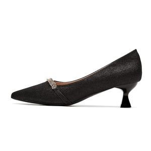 Женские туфли на тонком каблуке и высоком каблуке Rich birds, Black