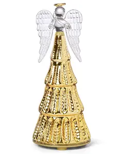 Стеклянная фигурка ангела, освещенная сияющим светом Lenox, multi