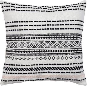 ZUIAI Хлопковая наволочка с кисточками и помпонами для декора