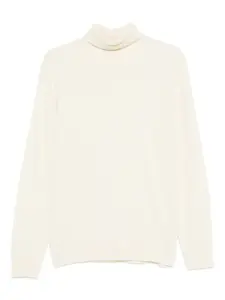 Свитер с воротником-стойкой Daniele Fiesoli, белый