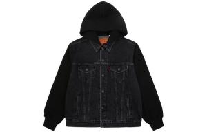 Джинсовая куртка мужская черный/серый Levis