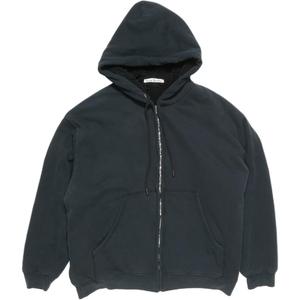 Толстовка с капюшоном на молнии Acne Studios, черный