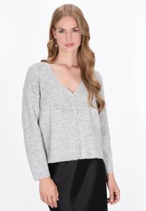 Кардиган DreiMaster Cardigan, Grey Melange/Grey