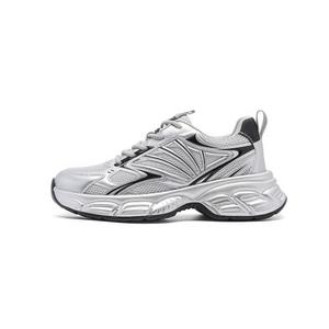 Низкие массивные кроссовки женские RED DRAGONFLY, Silver Gray