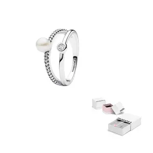 Pandora Серебряное кольцо 925 пробы для женщин Silver