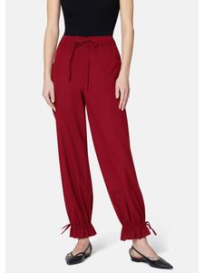 MADELEINE Брюки Ceramica в повседневном спортивном стиле цвета черной смородины