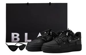 Мужские кроссовки для скейтбординга Nike Air Force 1, Black