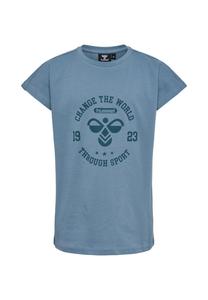 Футболка с принтом MALIN Hummel, цвет blue mirage