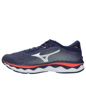 Кроссовки wave sky 5 'navy blue' Mizuno, синий