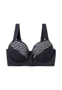 Лиф бикини на косточках в полоску sheego, цвет Marine Gestreift