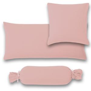 Чехол на подушку Estella Fine Jersey Neck Roll 15 x 40 см Atelier Jersey Neck Roll Pink