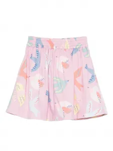 Юбка с эластичным поясом Stella Mccartney Kids, розовый