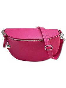 Наплечная сумка Florence Gürteltasche Leder pink ca. 29cm