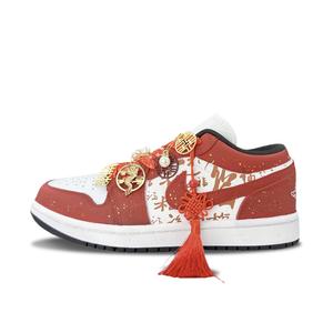Jordan Кроссовки Air 1 Vintage женские Low top красные