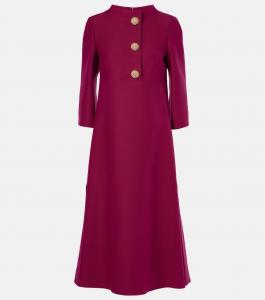 Платье миди Crepe Couture с декором Valentino, Paris