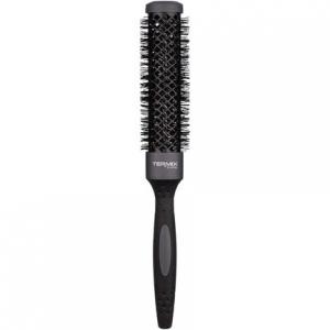 Круглая расческа Termix Evolution XL Ø 28 мм, длиннее на 3 см, с ионизированными волокнами, черный/белый