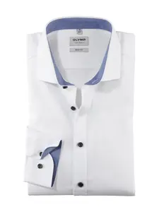 Деловая рубашка OLYMP "Level Five Body Fit", белый