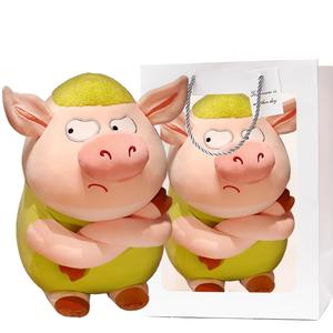 Плюшевая кукла Pulling Pig, Angry Pig, Quirky Cross Eyed Pig, высота 40см/50см/60см Bobby Bear