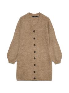 Vero Moda Curve Вязаное платье 'VMCLefile' в цвете Mocha