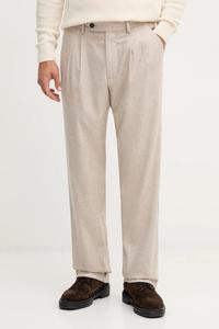 Брюки с шерстью Tommy Hilfiger, бежевый