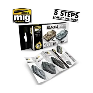 Набор черно-белой техники, Acrylic Paint Sets