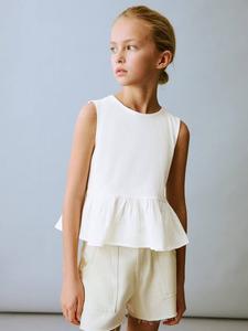 Детские шорты Zazu с рваными краями Mango, Yellow