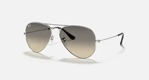 Солнцезащитные очки Ray-Ban AVIATOR GRADIENT, серый градиент