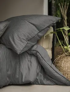 Комплект постельного белья Mako-Satin Tokyo 8607, цвет серый, размер 155x220+80x80 Irisette