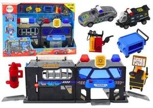 Складная дорожка с гаражом в чемодане, свет, звук - Leantoys Inna marka