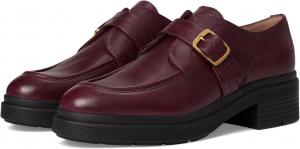 Оксфорды Cole Haan Carlitta Monk Strap Lug Oxfords, цвет Black Garnet Leather