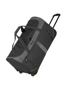 Дорожная сумка Basics Active на 2 колесах, 71 см, антрацитово-лимонного цвета travelite