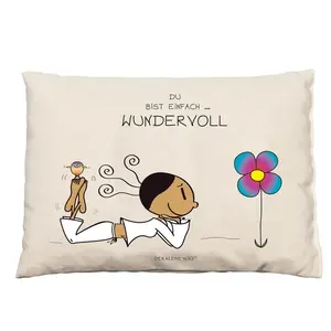 Подушка Маленький Йоги из швейцарской сосны, Ты просто..., 25 х 18 см Goebel