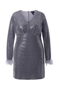 Коктейльное платье Ulla Popken, Silver