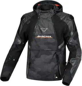Бандажная куртка Macna унисекс, Black-grey camo / orange