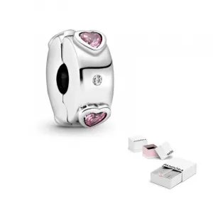 Pandora 925 Sterling Silver Fixed Clamp Women's