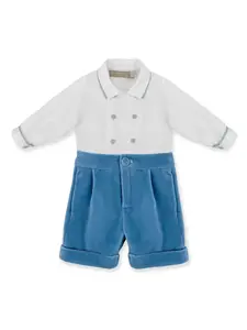 Комплект из шортов и топа с длинными рукавами La Stupenderia, белый