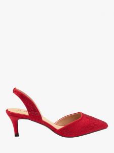 Мэллоу туфли-лодочки на низком каблуке с ремешком Ravel, Red