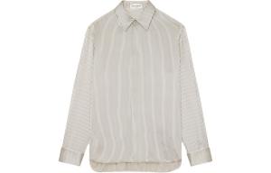 Рубашка женская бежевая Saint Laurent