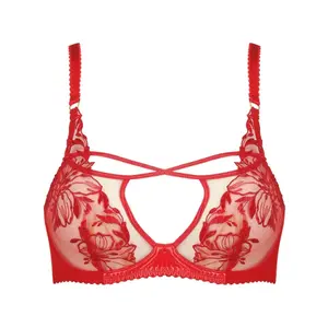 Кружевной бюстгальтер Ozella Agent Provocateur, красный
