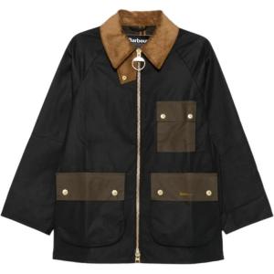 Куртка с вельветовым воротником Barbour, черный