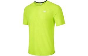 Футболка Core Run мужская зеленая New Balance, зеленый
