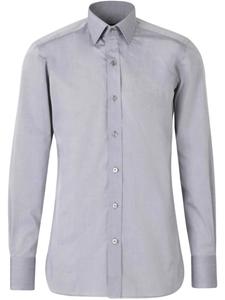 Рубашка из поплина TOM FORD, серый