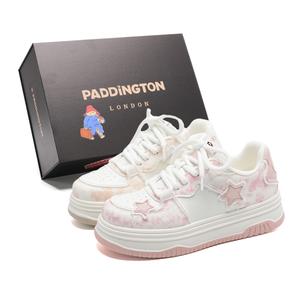 Paddington Bears Износостойкие и легкие женские лоу-топ скейтборд кроссовки Mismatched, цвет Mismatched