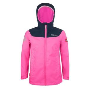 Мужской походный дождевик Trollkids, цвет hellrosa/navyblau