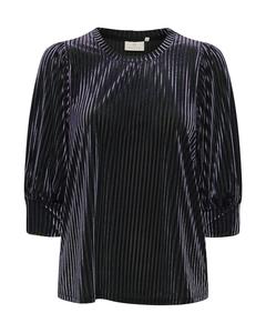 Блузка с коротким рукавом Kaffe Blouse Kaka, морской синий