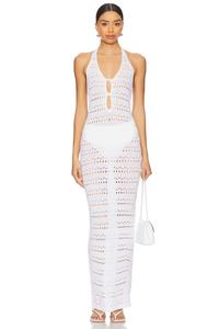 Макси-платье Avril Superdown, white