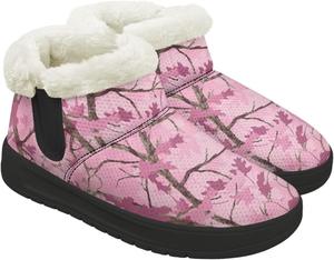 Женские зимние ботинки на снег, женские теплые ботильоны с мягким искусственным мехом внутри, обувь с мягкой подошвой с эффектом памяти, на шнуровке, размеры 4.5-12 Chririnla, Retro Mandala Flower